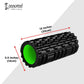 Cockatoo ECO High-Density Round Foam Roller for Exercise, Foam Roller for Tissue Massager, Muscle Massage and Myofascial Trigger Point Release, Length 33CM (6 Month Warranty) (Black-Green)