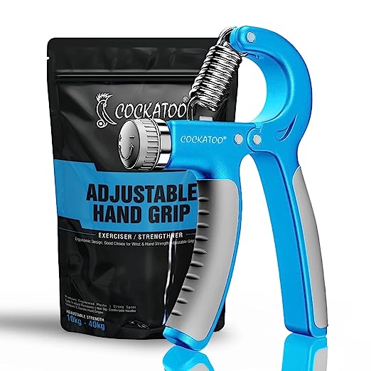 Cockatoo (10 KG - 40 Kg) Adjustable Hand Grip| Hand Gripper for Men & Women|Hand Grip Strengthener (6 Month Warranty)