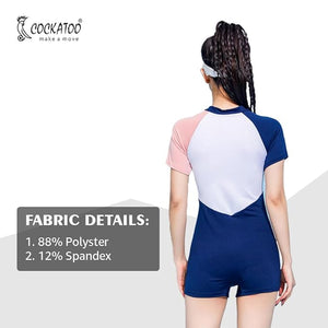 Gym wear for women workout set, Activewear women sports and fitness wear, light blue and White Swimming costume for woman