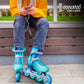 Cockatoo Shadow Line Adjustable 4 Wheel Inline Skates| ABEC-7 Bearing Skating Shoes| Adjustable Strap