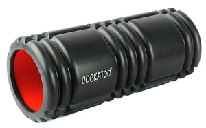 Cockatoo Imported GRIDD Foam Roller, Massage Therapists (Black)