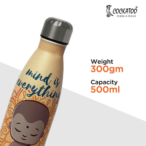Cockatoo YogaLite Stainless Steel 24 Hrs Hot & Cold Sports Bottle - detail shot