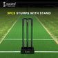 Green Premium Cricket Wicket Set for Boys, Complete wicket set for kids