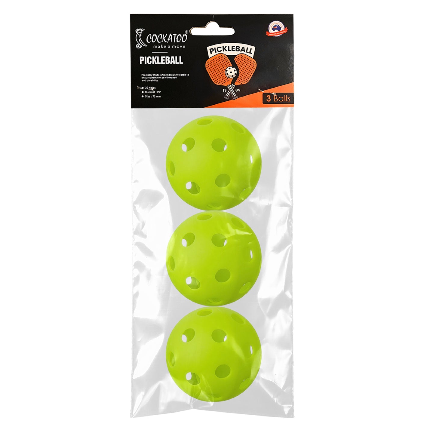 Pickle Ball 26 Holes (Set of 3)