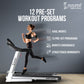 Cockatoo SmartRun A5 5HP Peak DC Motorized Treadmill for Home| 15% Incline | Max Speed 14 Km/Hr, User Weight 120Kg