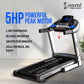 Cockatoo SmartRun A5 5HP Peak DC Motorized Treadmill for Home| 15% Incline | Max Speed 14 Km/Hr, User Weight 120Kg