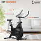 Cockatoo Ride-X 7Kg Fly Wheel Spin Bike | Adjustable Resistance for Home Workout | Max Weight Capacity: 120 kg
