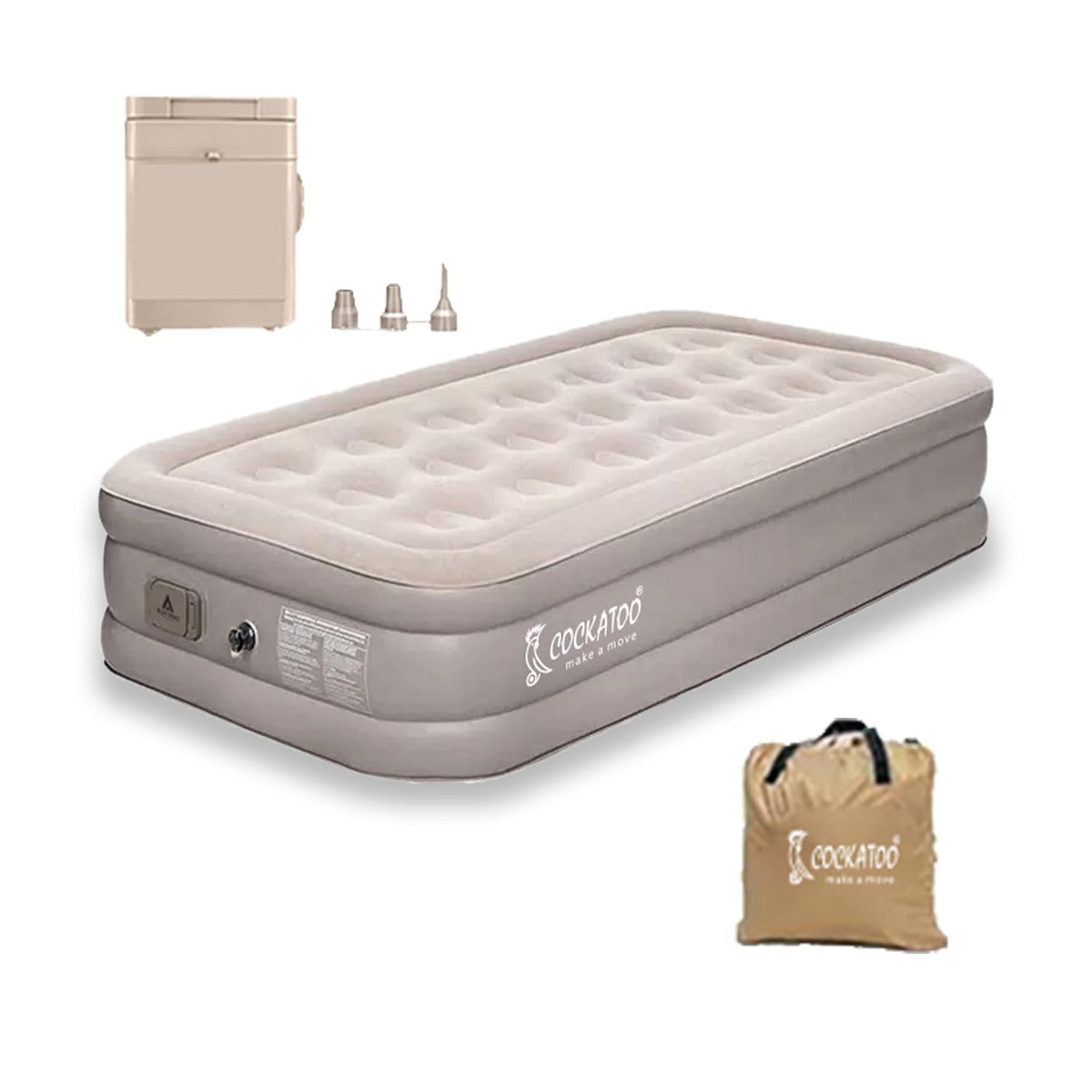 Cockatoo AeroRest PVC Air Bed Guest Air Mattress for Home