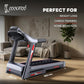 Cockatoo Smart Run 4.0| 2.5-4.0 HP DC Motorized Treadmill | 3 Level Manual Incline