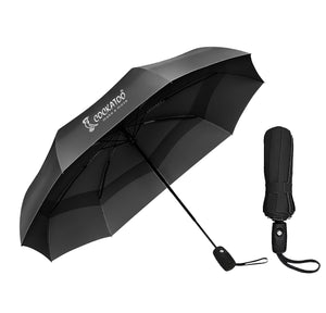 Cockatoo Rain-Guard Automatic Umbrella with 8 Ribs, Material- Polyponee, Umbrella for Women & Men, with Auto Open-Close Button(6 Month Warranty)