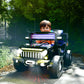 Cockatoo KX-Thar Ride-On Electric Jeep for Kids 2-12 Yrs| 12V Dual Motor 6V Double Battery