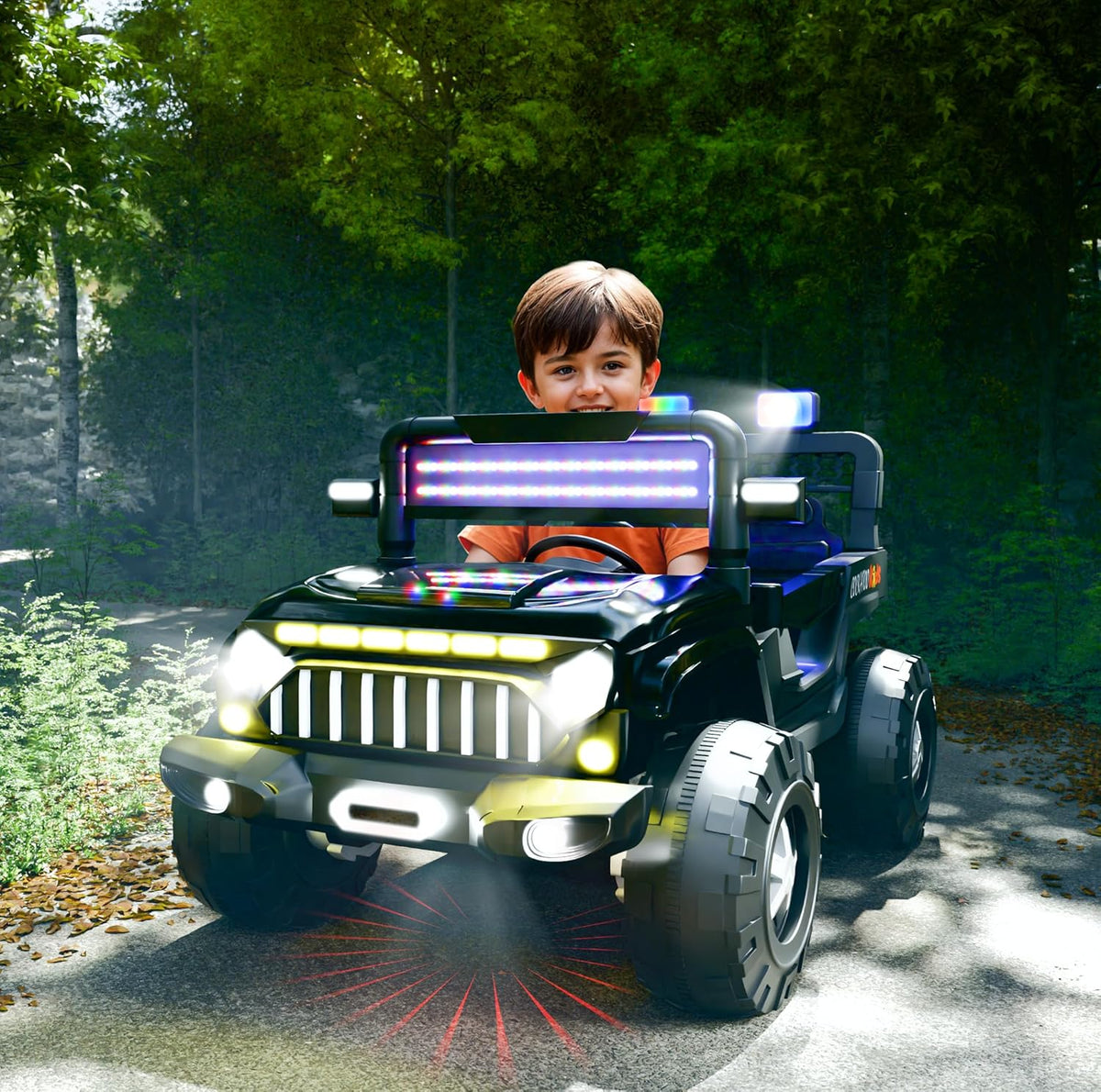 Cockatoo KX-Thar Ride-On Electric Jeep for Kids 2-12 Yrs
