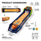 Cockatoo Bowling Game Set for Kids| 85 CM Indoor Tabletop Bowling | Age 3+ Years