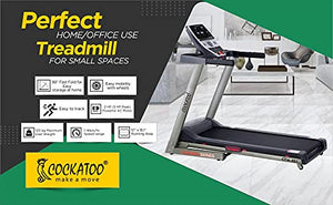 Cockatoo CTM401| Auto Incline 2-5 HP| DC Motorized Treadmill |AI Cushioning Technology| Speed 1-16 Km/Hr