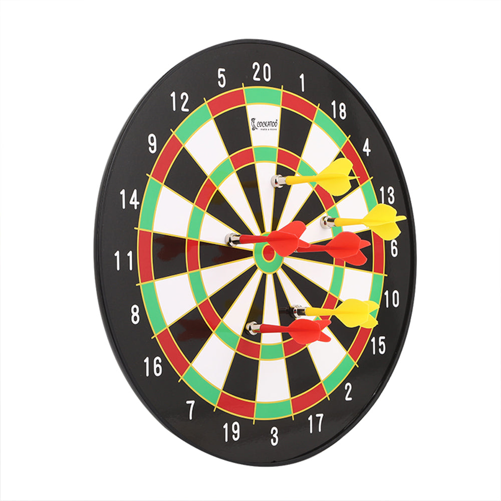 Cockatoo Premium Magnetic Dartboard Game Set with Soft Darts