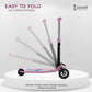 Cockatoo Rat&Cat Kick Scooter| LED Light PVC Wheel Scooter For Kids | Upto 50 Kg