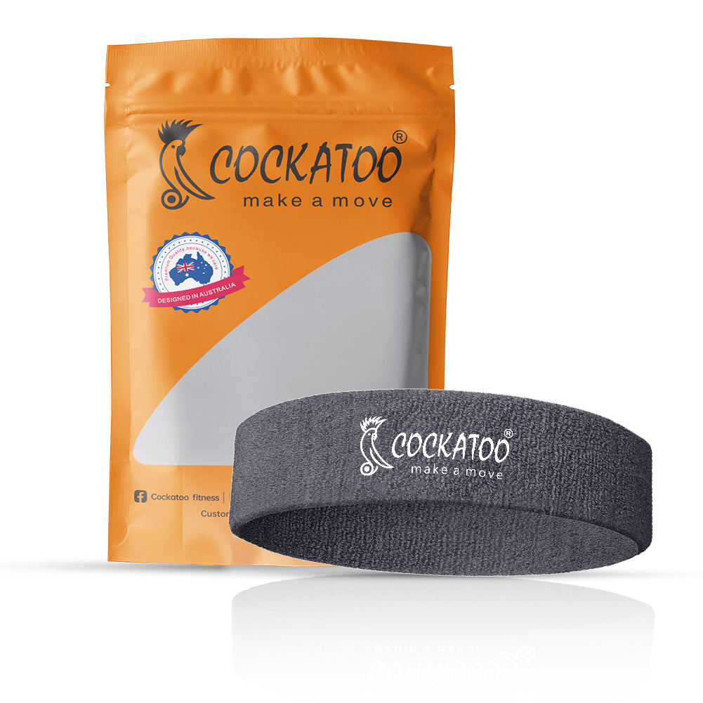 Cockatoo Gym Headband for Men and Women - Sports Cockatoo Headbands for Workout & Running, Breathable, Non-Slip Sweat Head Bands for Long Hair
