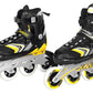 COCKATOO IS-05 Inline Adjustable Skates| ABEC 9 Bearing 90 mm Wheel | Yellow