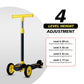 Cockatoo Rat & Cat Series Kick Scooter 3 to 10 Years | Kids Scooter with PVC Wheels & Rare Brakes| Black