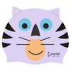 Cockatoo SC02 Rubber Swimming Cap for Kids| Kids Swimming Cap for Girls & Boys - Purple Cat