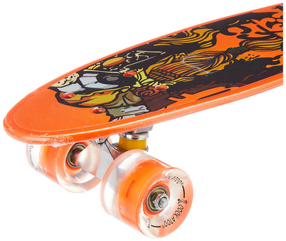 Cockatoo 22 inch Skateboard | LED Light Wheel | Anti-Skid with ABEC-7 High Precision Bearings