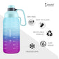 Cockatoo GB01-Gallon Gym Water Bottle for Workout| 2 Lt Sipper Bottle for Adults & Kids| Pink