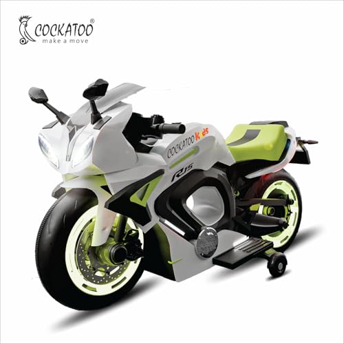 Cockatoo RV16 Electric Bike For Kids With LED Wheels, Headlight,