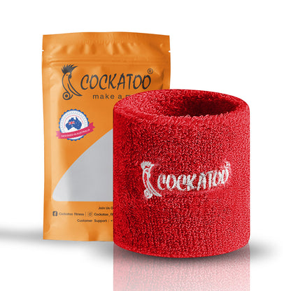 Cockatoo Terry Cotton Wristband / Sweatband