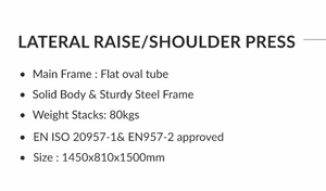 Lateral Raise / Shoulder Press