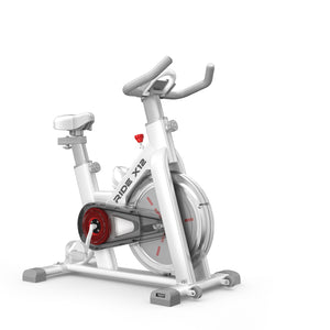 Cockatoo Ride X12 Spin Bike |Exercise Cycle For Home |8 Level Resistance| Max Weight- 120 Kg, White