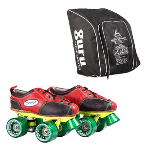 Cockatoo Super Rollo Shoe Roller Skates with Shoe Carrying Bag| Size: Senior UK 1