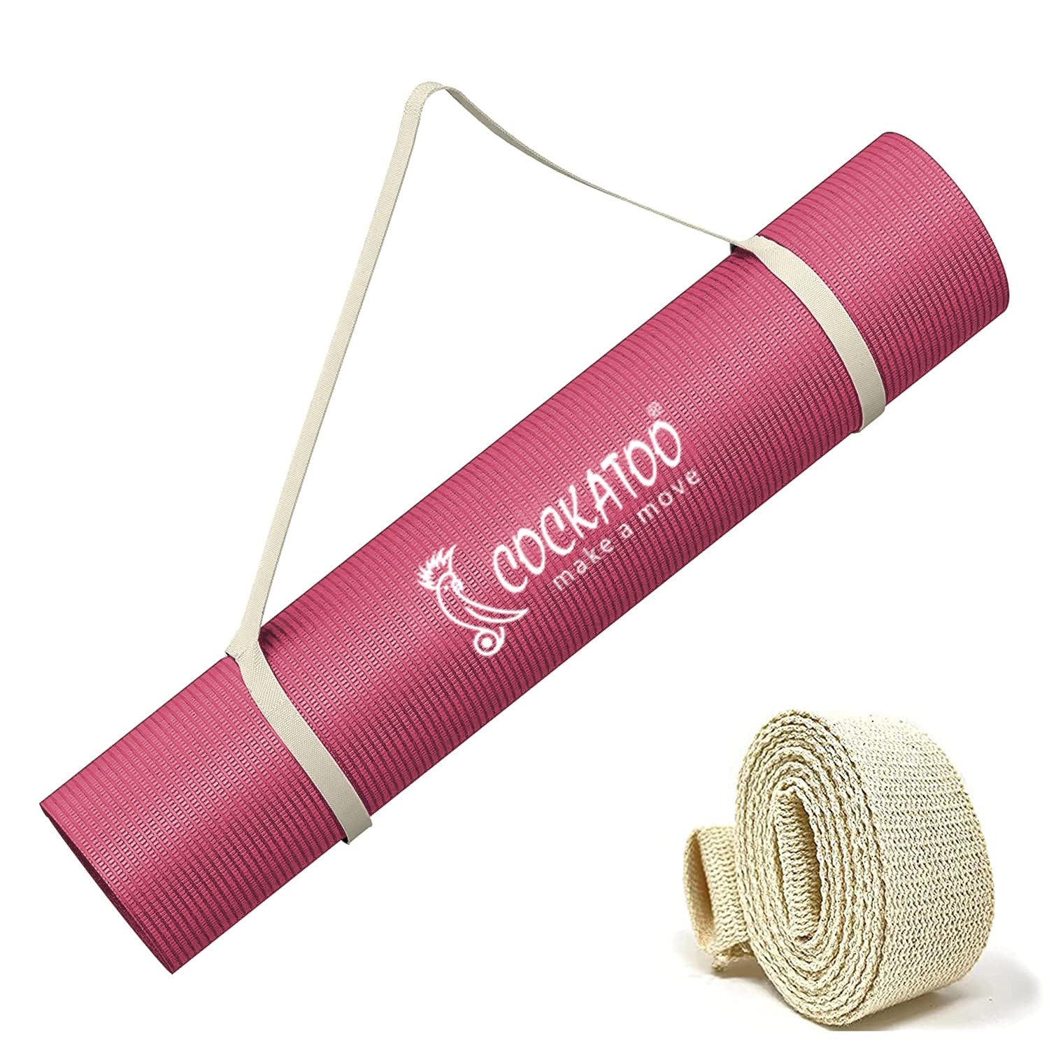 Cockatoo YM100 Yoga Mat For Women & Men, Anti Slip, EVA Material, (4mm