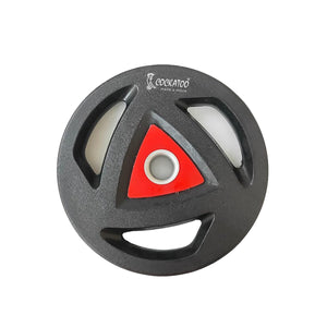 Cockatoo Rubber Coated Solid Weight Plate - Regular ( 31 mm ) (Pair)