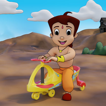 Cockatoo Kids Buzzy Ride | Chhota Bheem Panda Cycle | Swing Car for 2–7 Years Kids