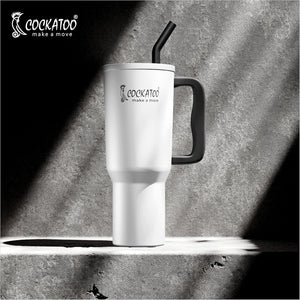 Cockatoo Stainless Steel Double Insulated Tumbler - detail shot