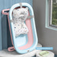 Cockatoo-Kids DripDrop, Foldable Baby Bath Tub| With Temperature Meter| Pillow & Soap Box