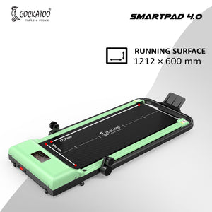 SmartPad 4.0HP Foldable Treadmill, 1-12Km/Hr Speed, WalkPad with 6 Shock-Absorbed silicon, Max User Weight 120KG