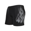 Cockatoo Flame Print Light Weight Dri-Fit Active Wear Men, Blue shorts for men, Sport Shorts for Men - Black