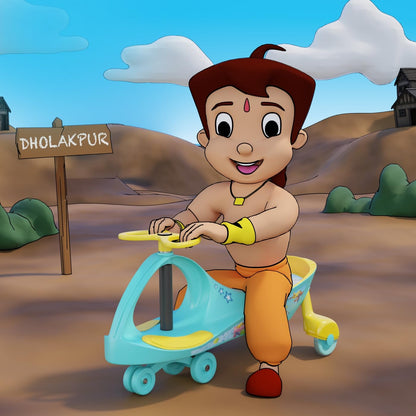 Cockatoo Kids Buzzy Ride | Chhota Bheem Panda Cycle | Swing Car for 2–7 Years Kids