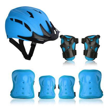 Cockatoo PE N01 | 4 in 1 Protective Set | PVC Helmet, Wrist, Elbow and Knee Guard