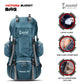 Cockatoo Victory Summit 60L Rucksack Trek Bag | With Rain Cover | Waterproof | Scratch Proof | Cyan & Grey