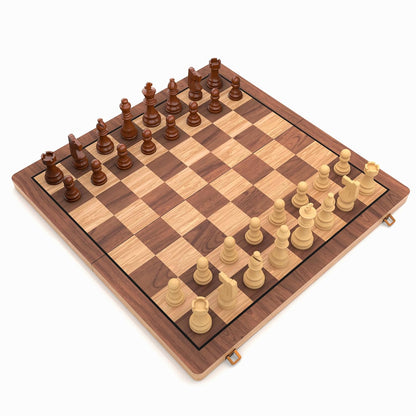 Cockatoo Wooden Handcrafted Magnetic Chessboard Set| Chess Set with Premium Build | Magnetic Pieces