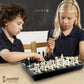 Cockatoo Magnetic Plastic Chessboard | Lightweight Foldable Chess Set with Magnetic Pieces
