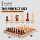Cockatoo Wooden Handcrafted Magnetic Chessboard Set| Chess Set with Premium Build | Magnetic Pieces