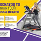 Cockatoo CTM301 Auto Incline 12%| 2-5HP Peak DC Motorized Treadmill | AI Cushioning Technology|Speed 1-16 Km/Hr