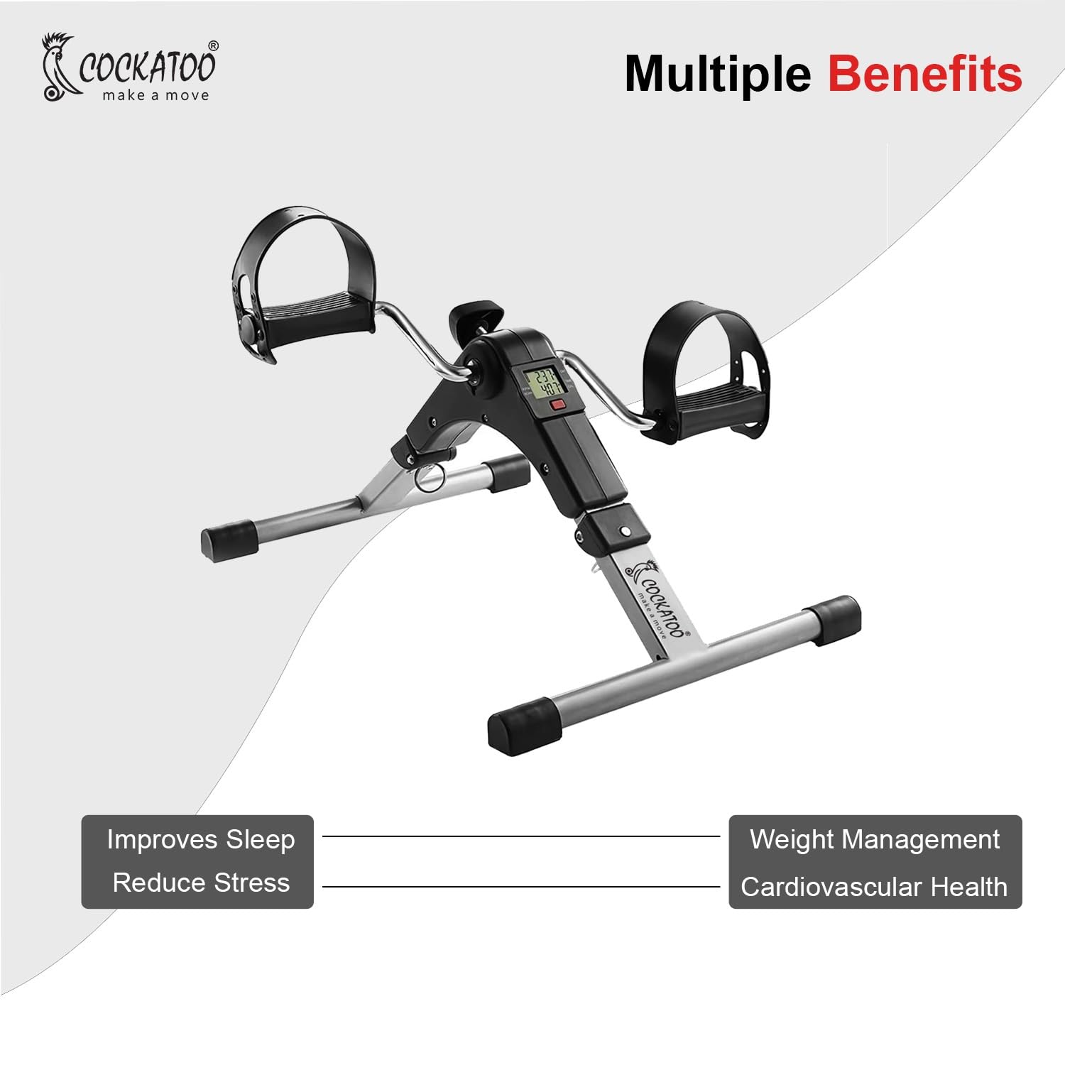 pedal step Cockatoo Step-Flex Pedal Exerciser| Digital Display, Adjustable Resist