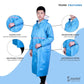 Cockatoo RNCT-02 Oxford Material Rain Coat| Overcoat Raincoat for Men & Women|Blue
