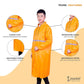 Cockatoo RNCT-02 Oxford Material Rain Coat| Overcoat Raincoat for Men & Women| Orange