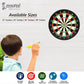 Cockatoo Premium Magnetic Dartboard Game Set with Soft Darts| Plastic Multicolor Dartboard