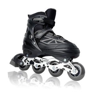 Cockatoo Urban Flow Adjustable 4-Wheel Inline Quad Roller Skates - detail shot